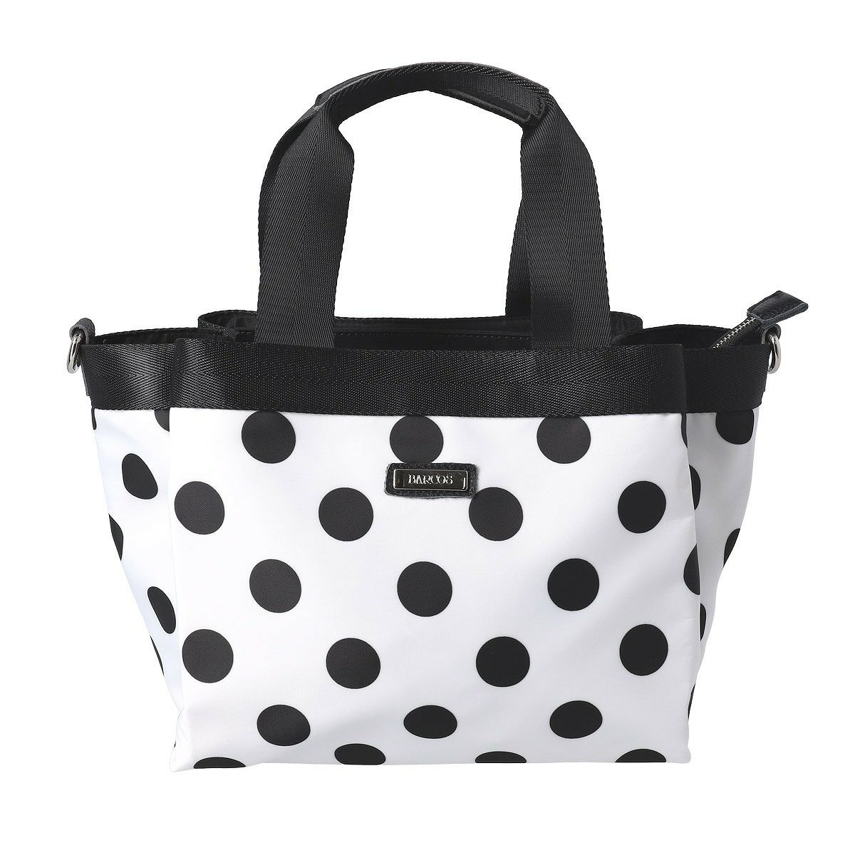 水玉柄ハンドバッグ