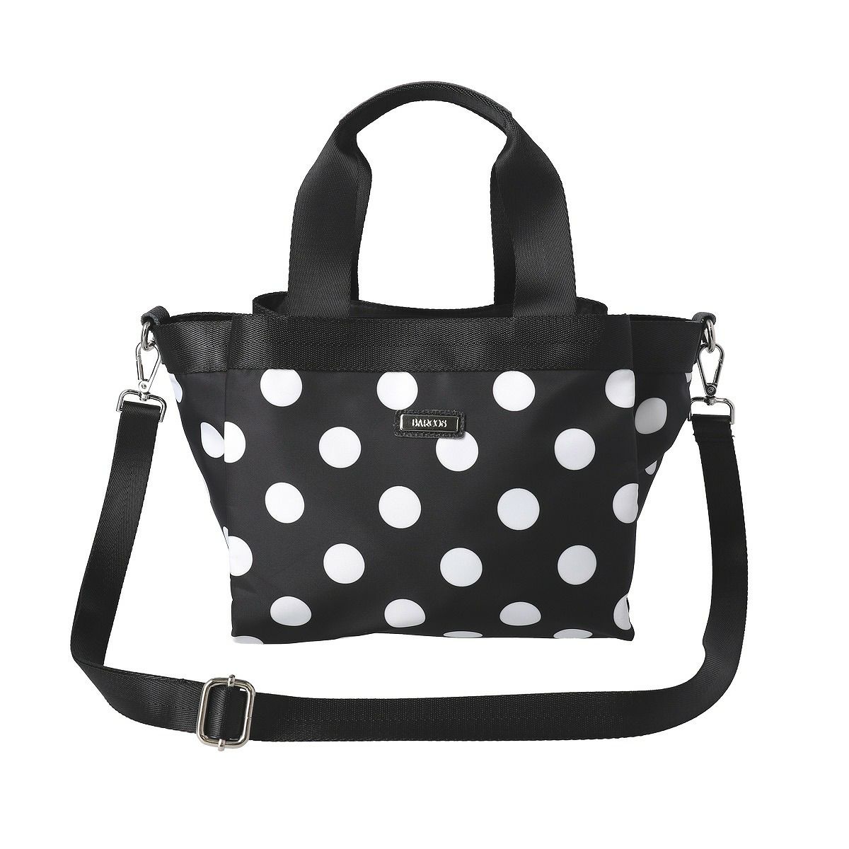 水玉柄ハンドバッグ