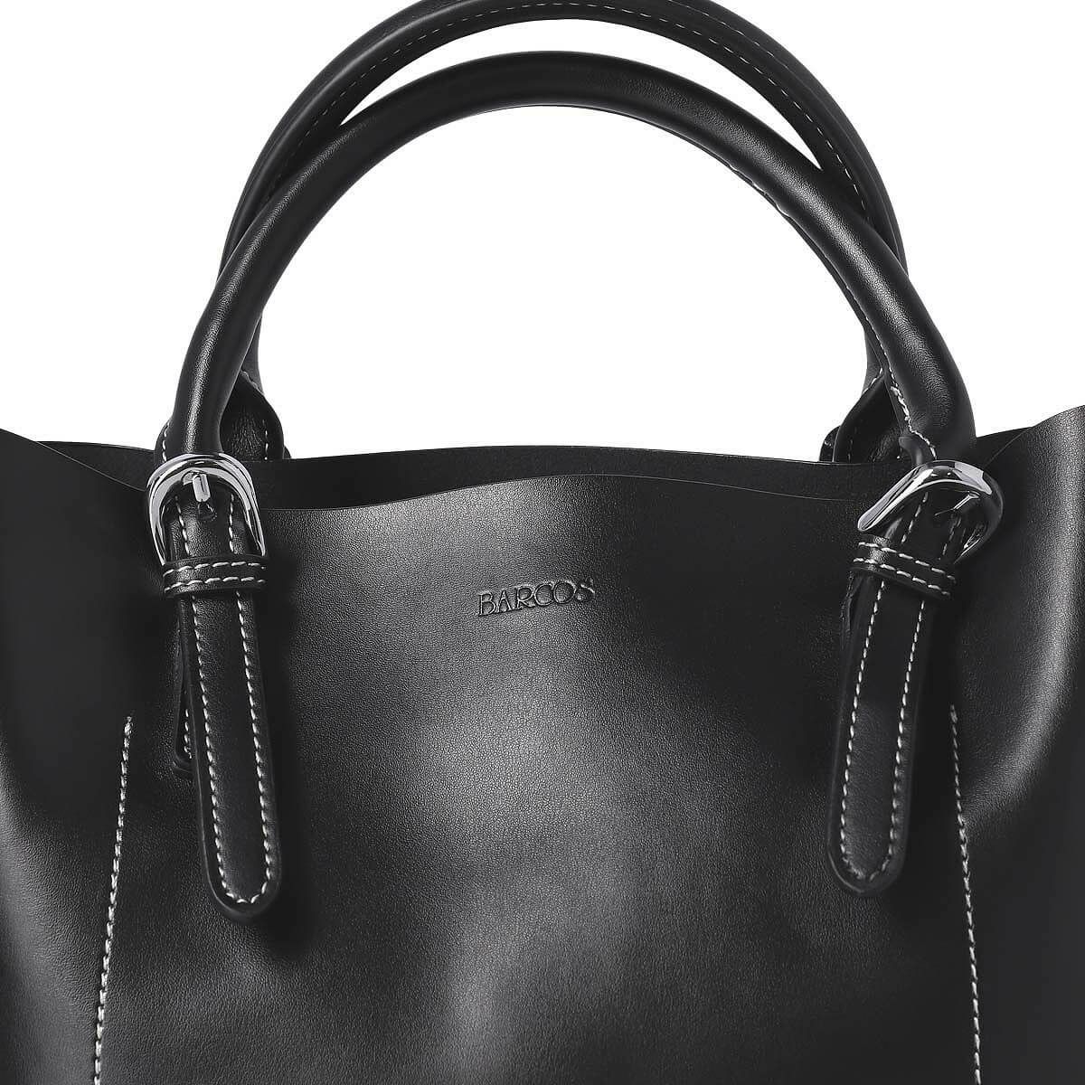 異素材切り替え2wayハンドバッグ