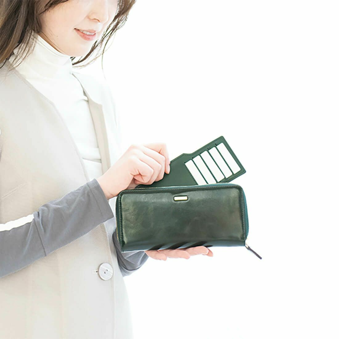 GLウォレット ラウンド型長財布＜ルーニー＞