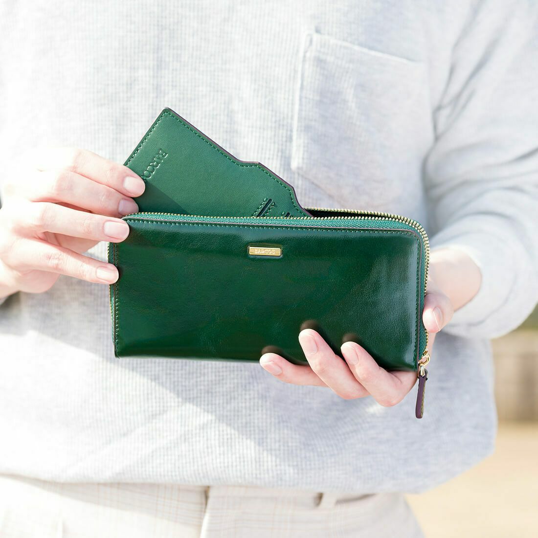 GLウォレット ラウンド型長財布＜ルーニー＞