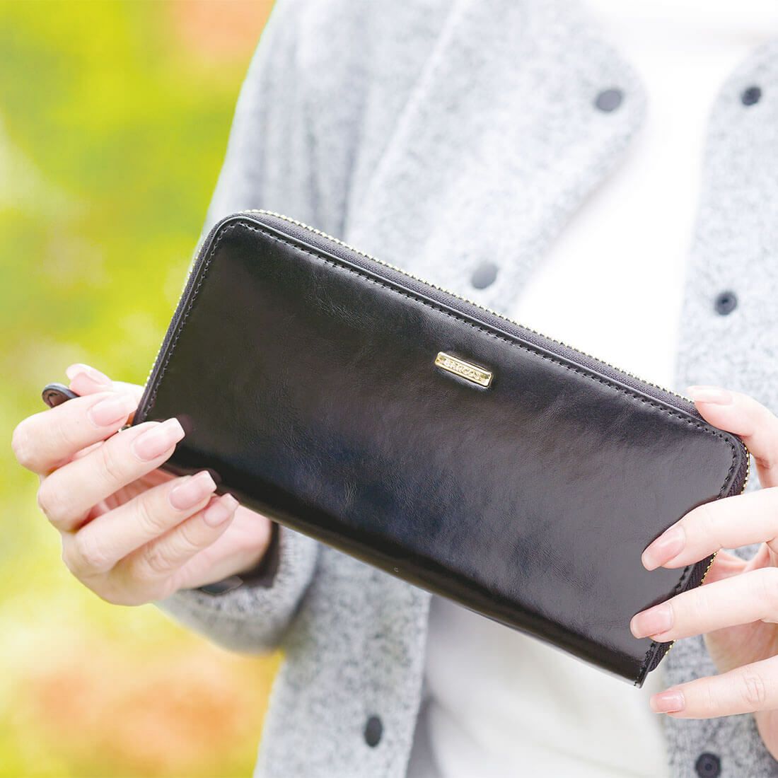 GLウォレット ラウンド型長財布＜ルーニー＞