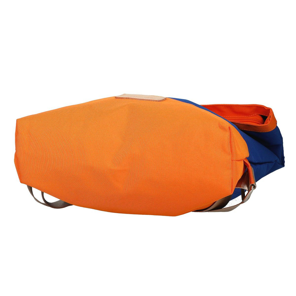 配色キャンバスリュック