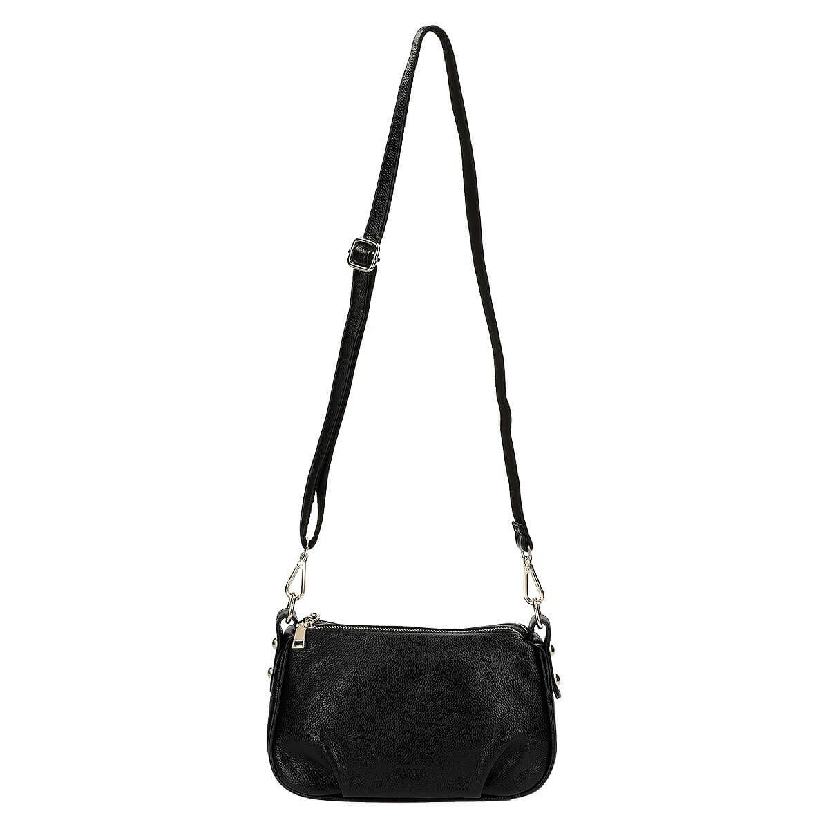 牛革 2wayダブルコンパートメントショルダーバッグ