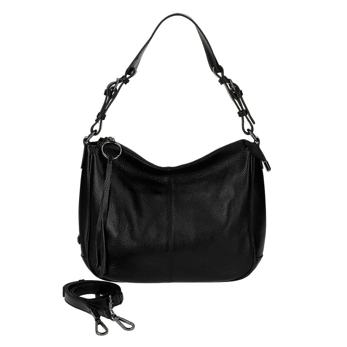 牛革 2wayタッセル付きショルダーバッグ