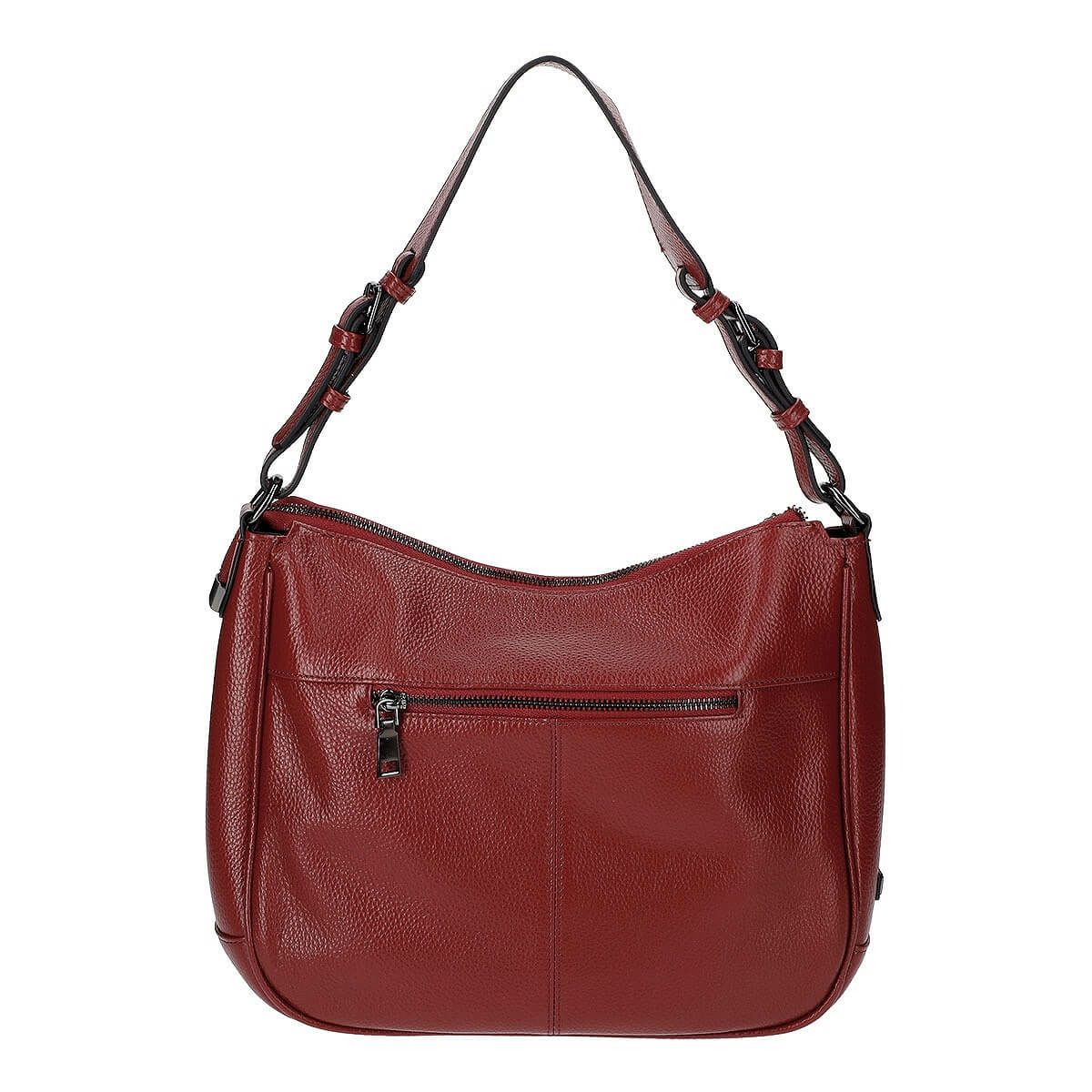 牛革 2wayタッセル付きショルダーバッグ