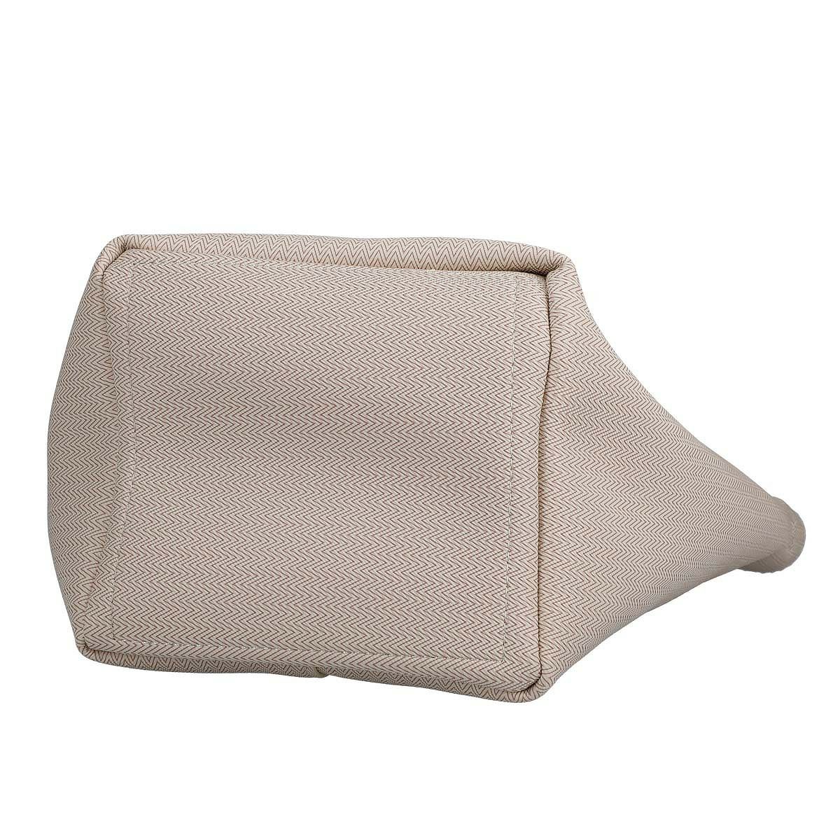 PUヘリンボーン柄ポーチ付き2wayトートバッグ