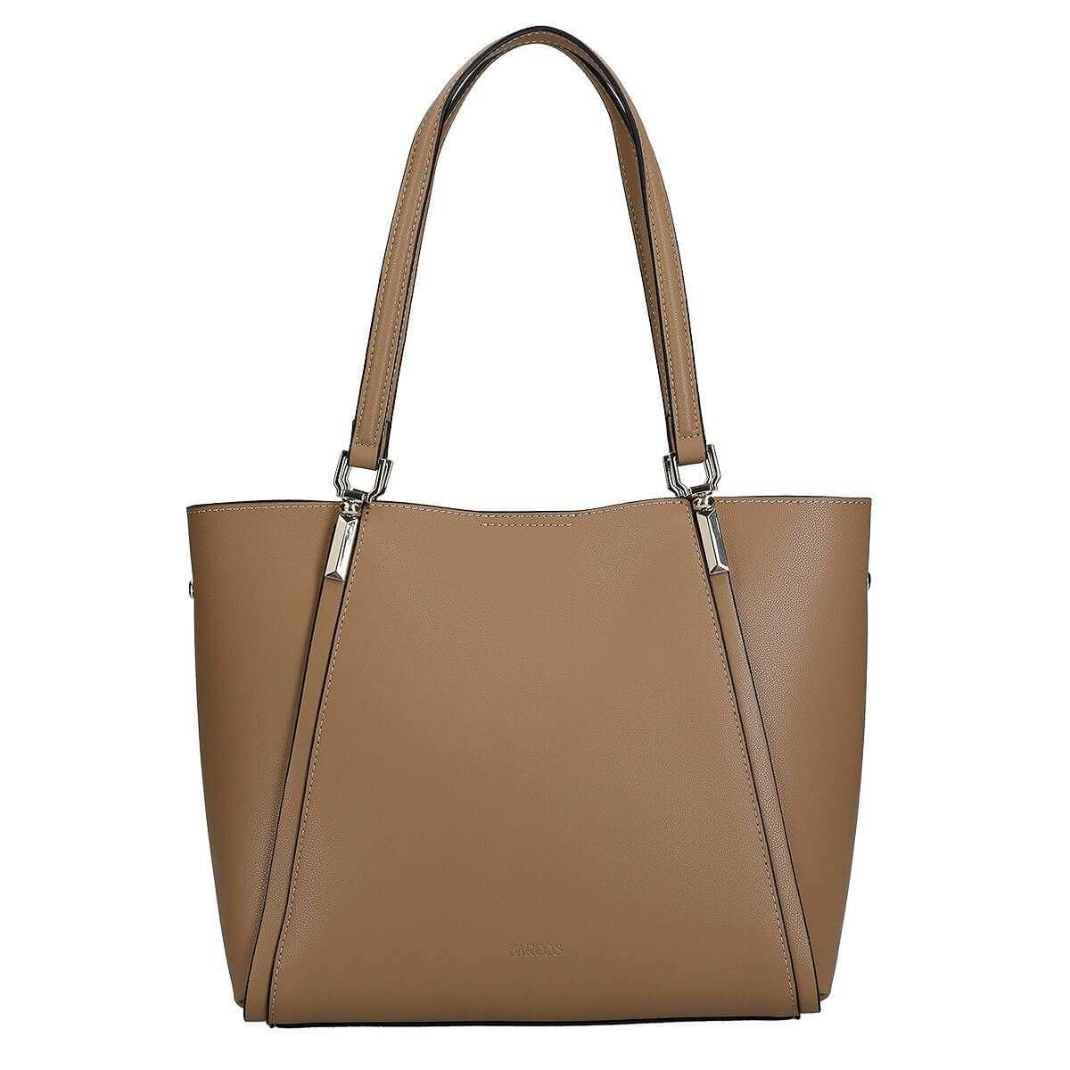 フロント切り替え金具付きトートバッグ