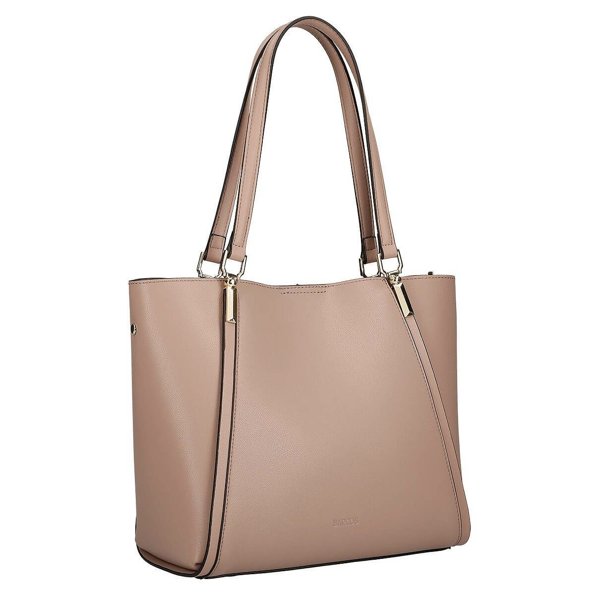 フロント切り替え金具付きトートバッグ