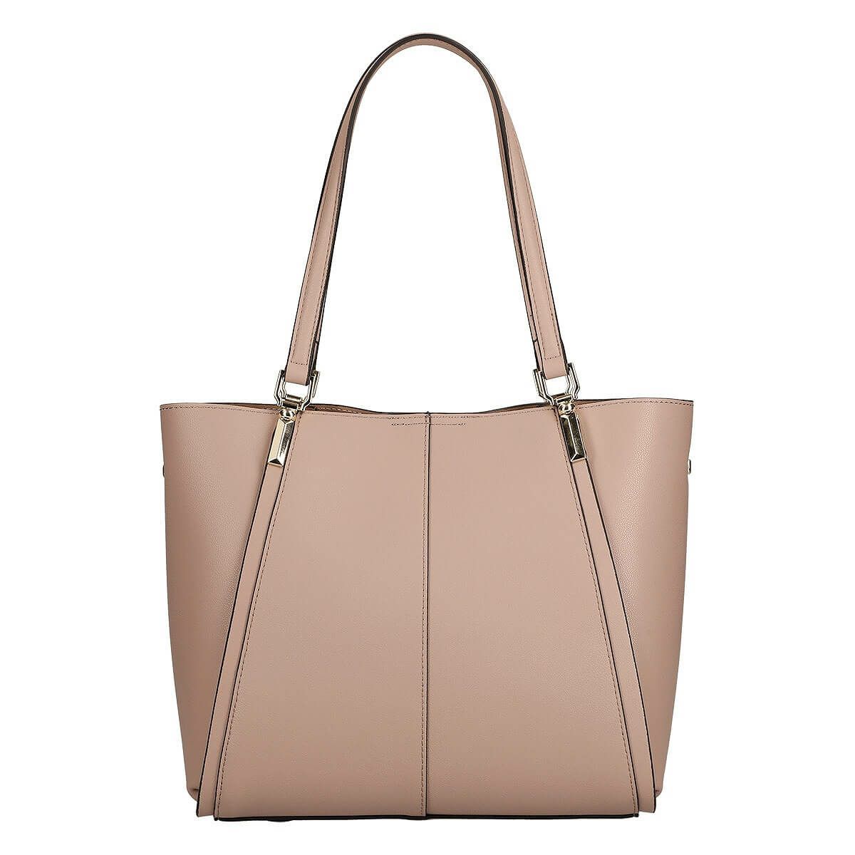 フロント切り替え金具付きトートバッグ