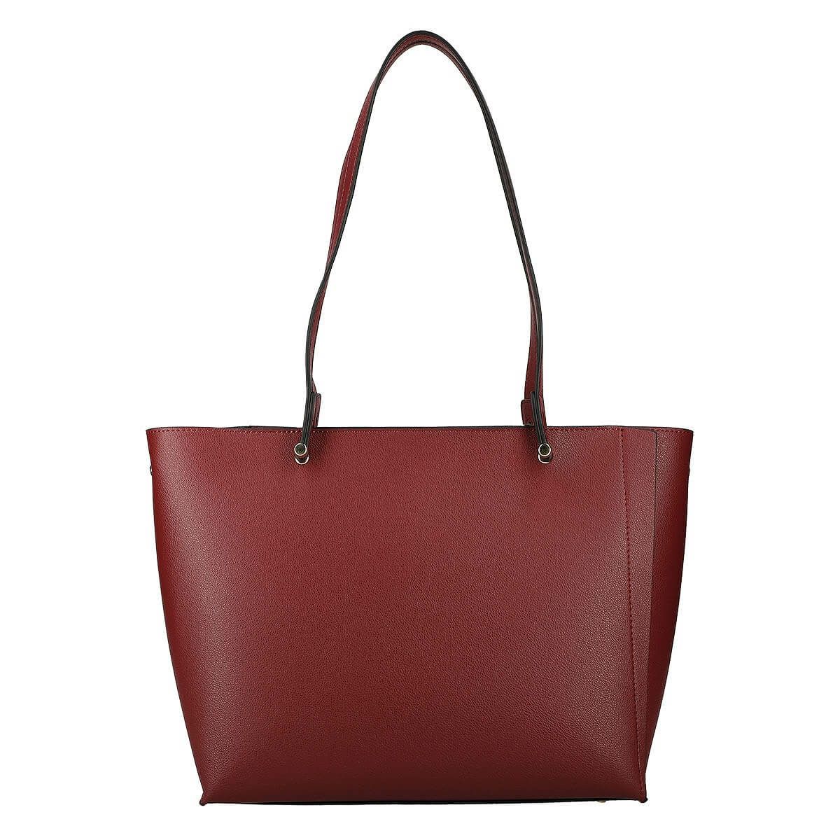 チャーム付きフロント切り替え金具トートバッグ