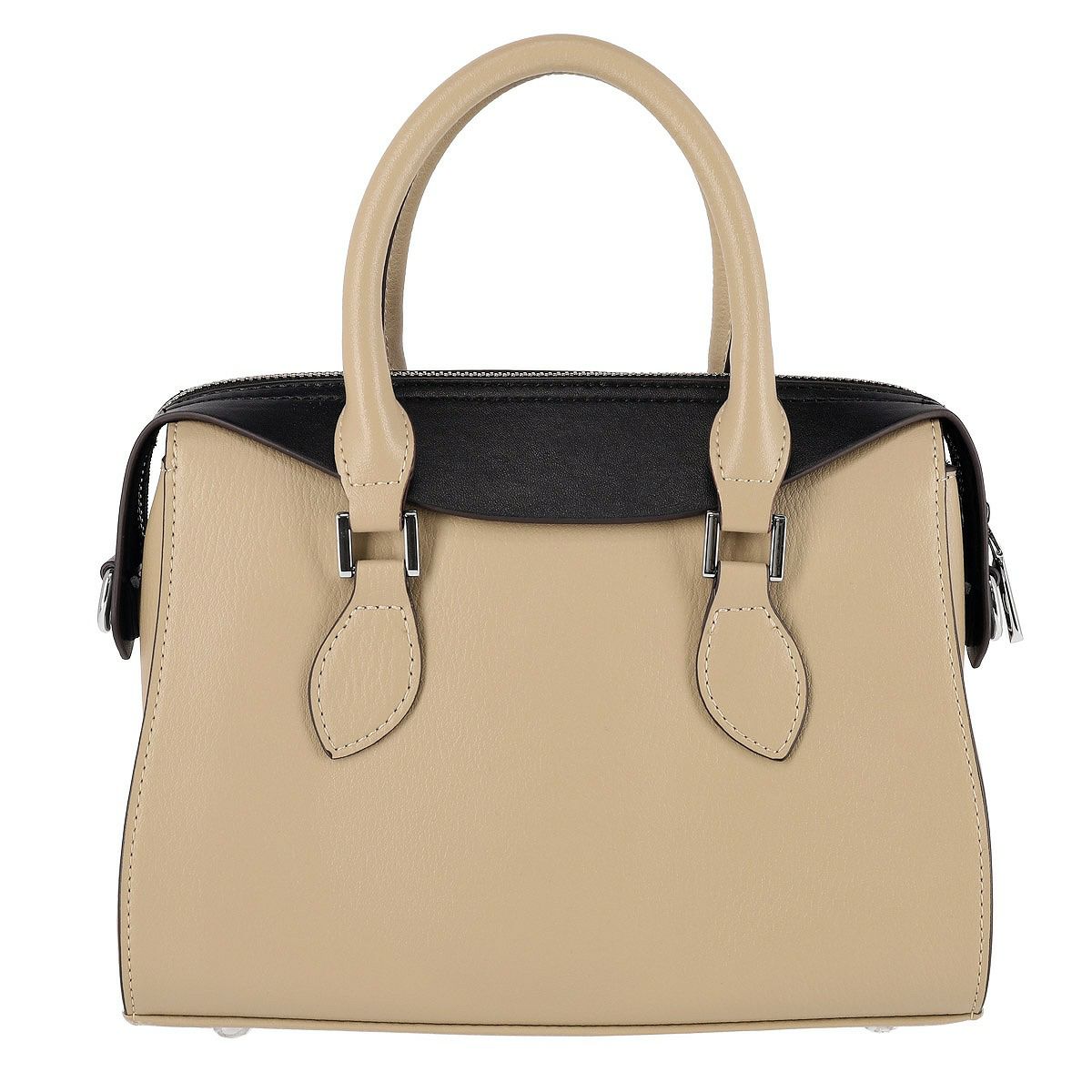 配色ボストンバッグ