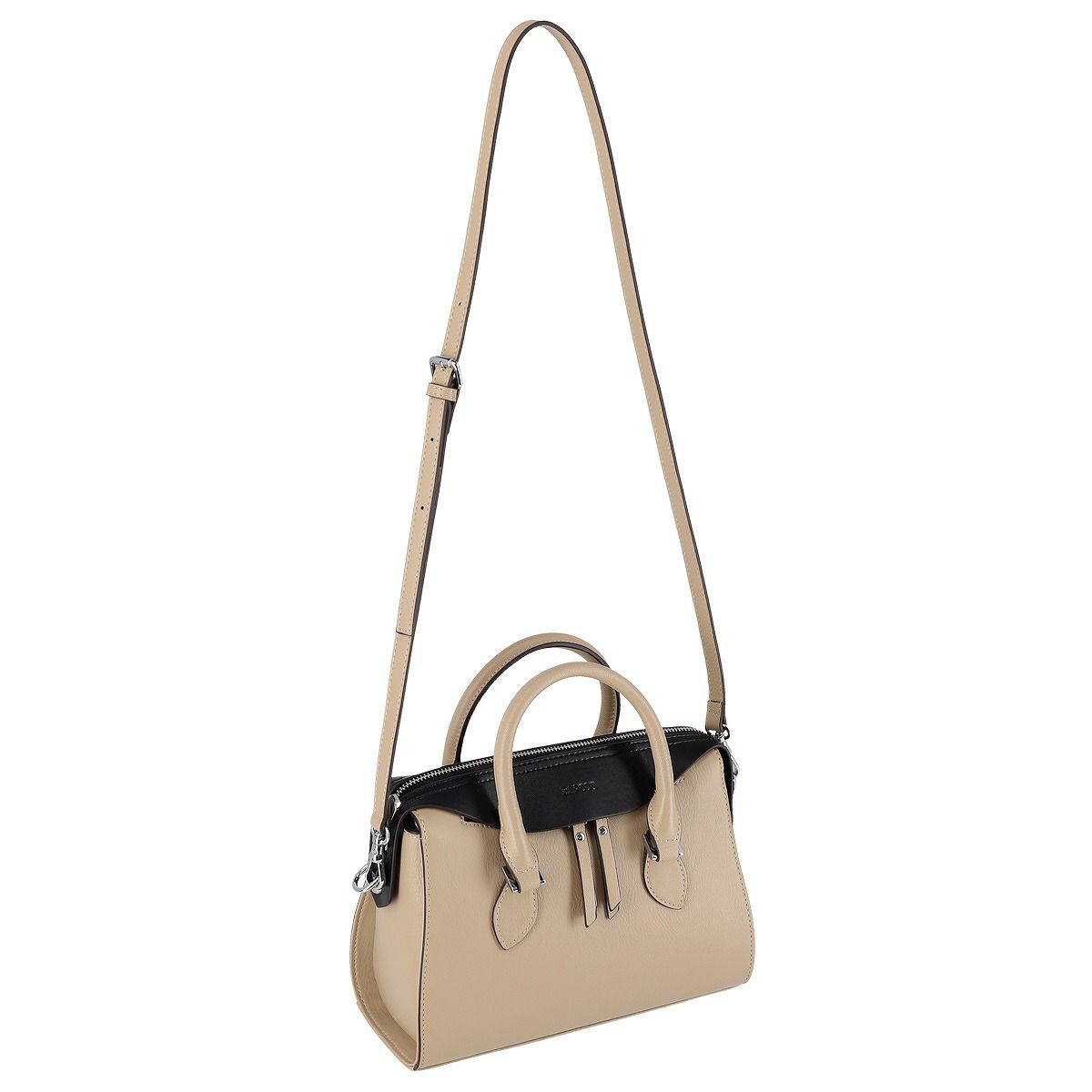 配色ボストンバッグ