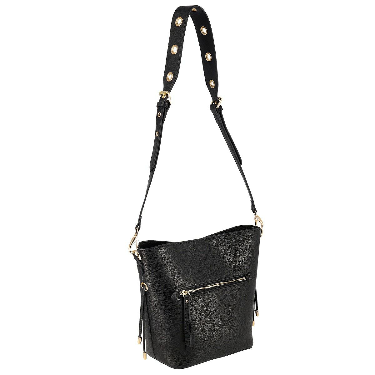 ストラップデザインショルダーバッグ