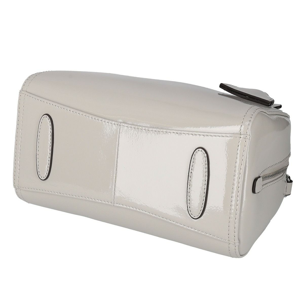 エナメルボストンバッグ