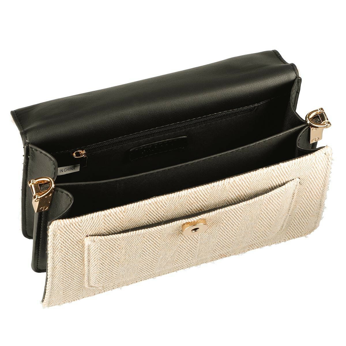 キャンバスフラップバッグ