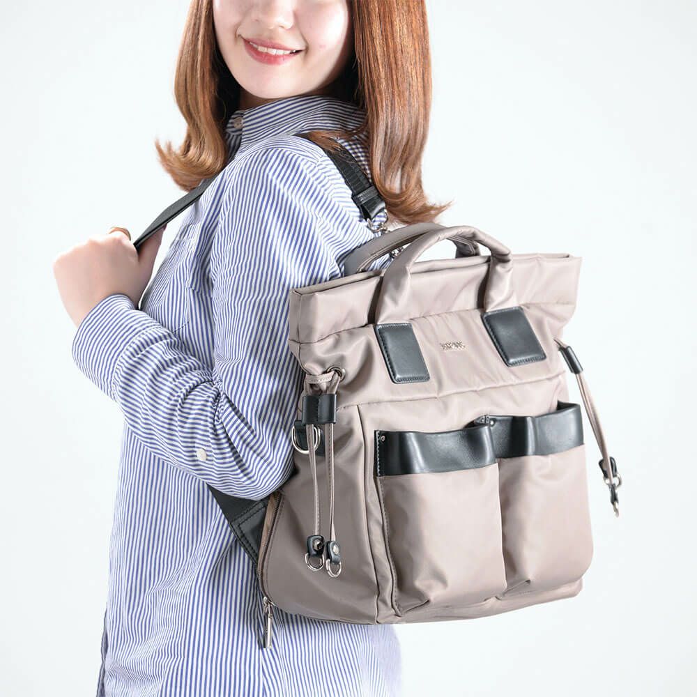 【セット商品】3wayナイロンリュック＜プリモ＞＆ナイロンサコッシュ