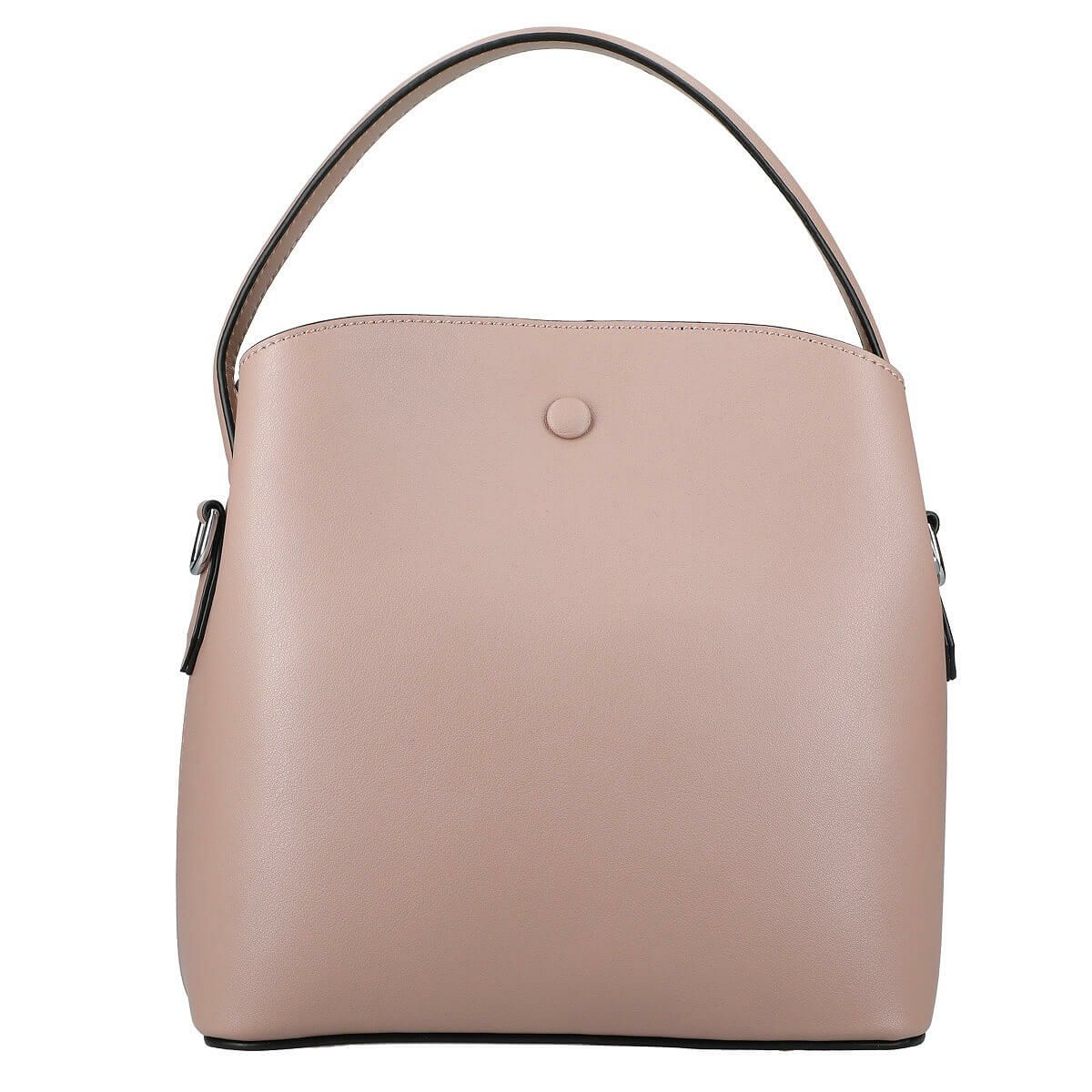 スクエアレザーハンドバッグ