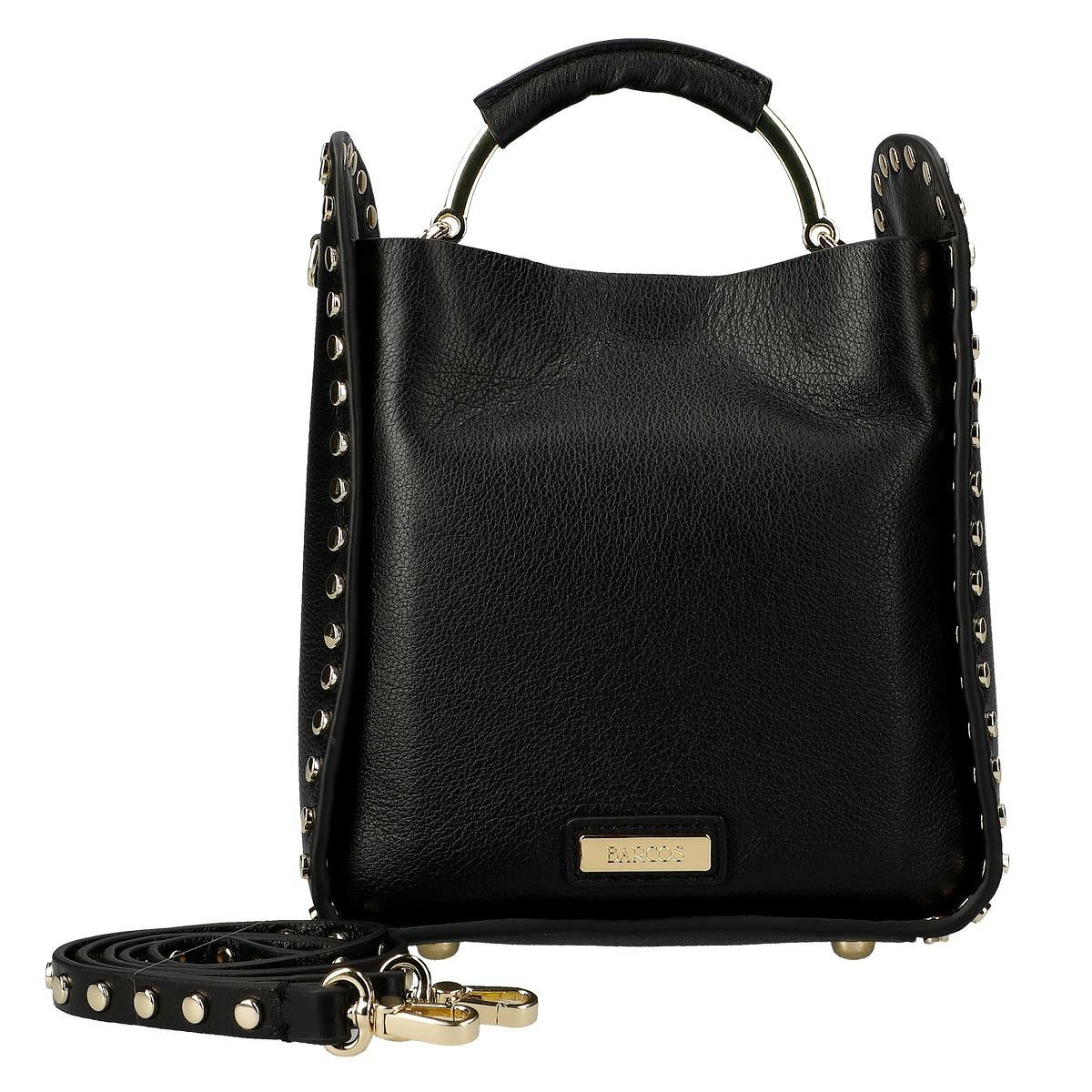 牛革2way和紙風デザインハンドバッグ。