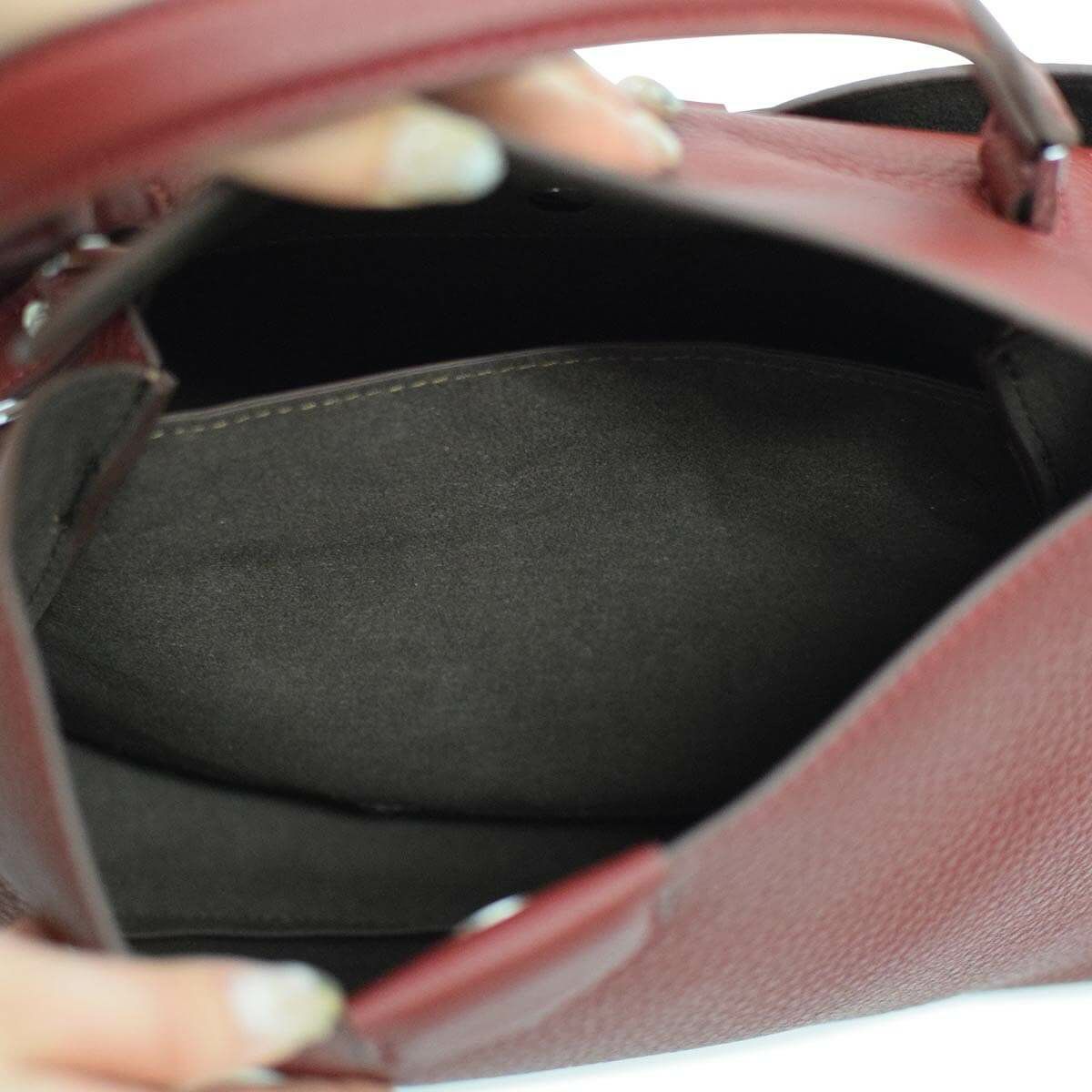 3wayワンハンドルレザーハンドバック