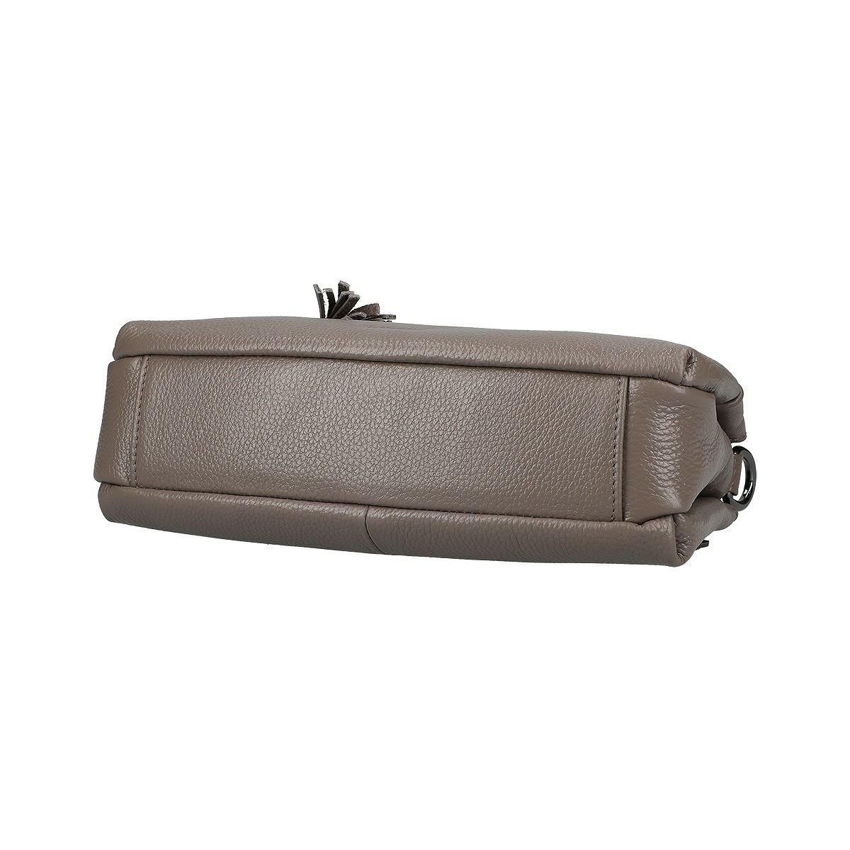 チャーム付き牛革2wayポシェット