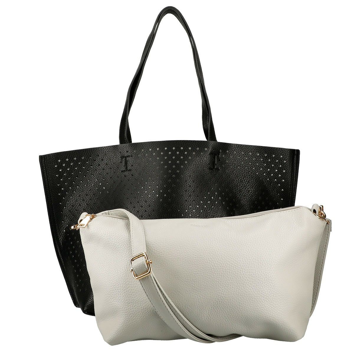 星型パンチングトートバッグ