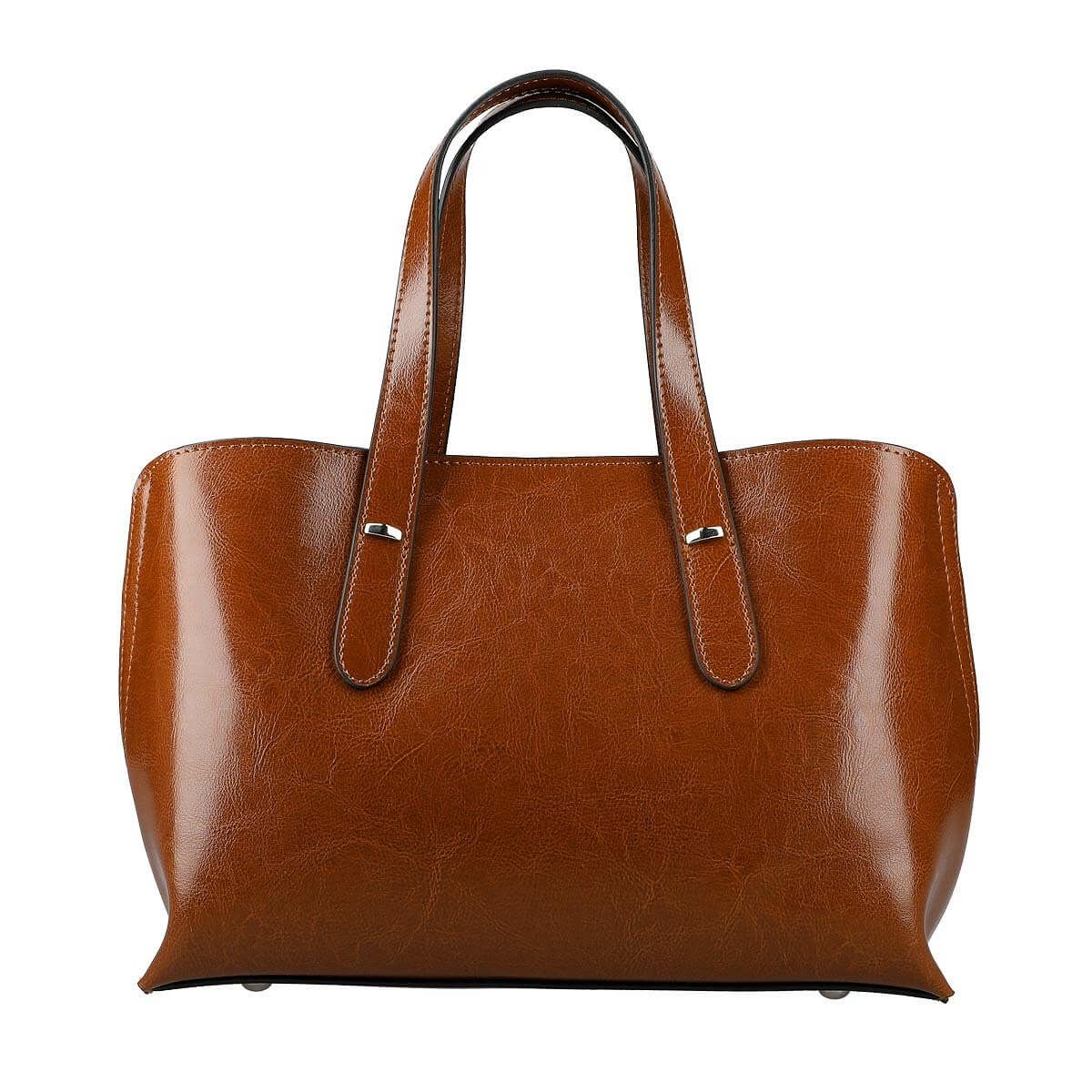 ハンドル部分飾りリベット付き3ｺﾝﾊﾟｰﾄﾒﾝﾄ 2wayﾚｻﾞｰﾊﾞｯｸﾞ