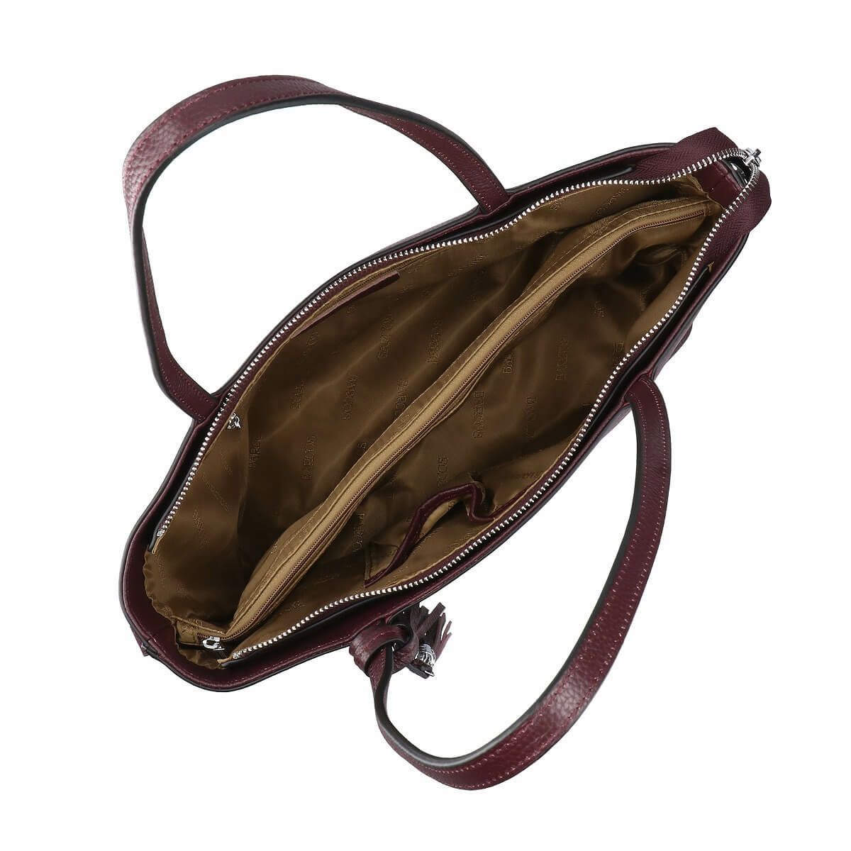 牛革フリンジ付き2wayトートバッグ