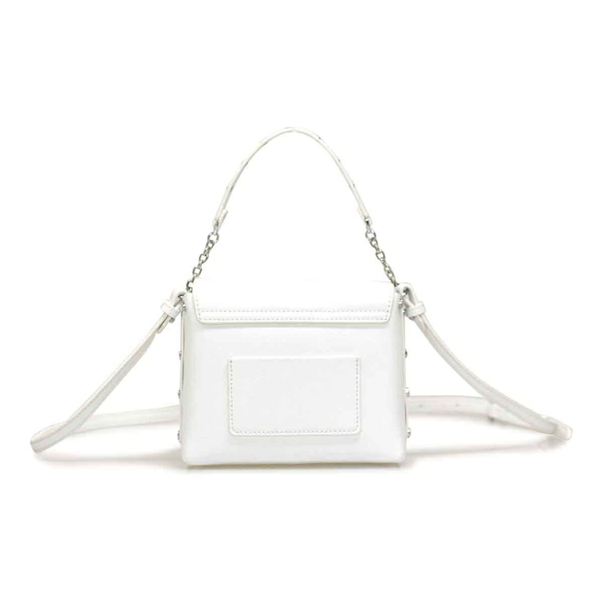 スタッズレザーミニポシェット