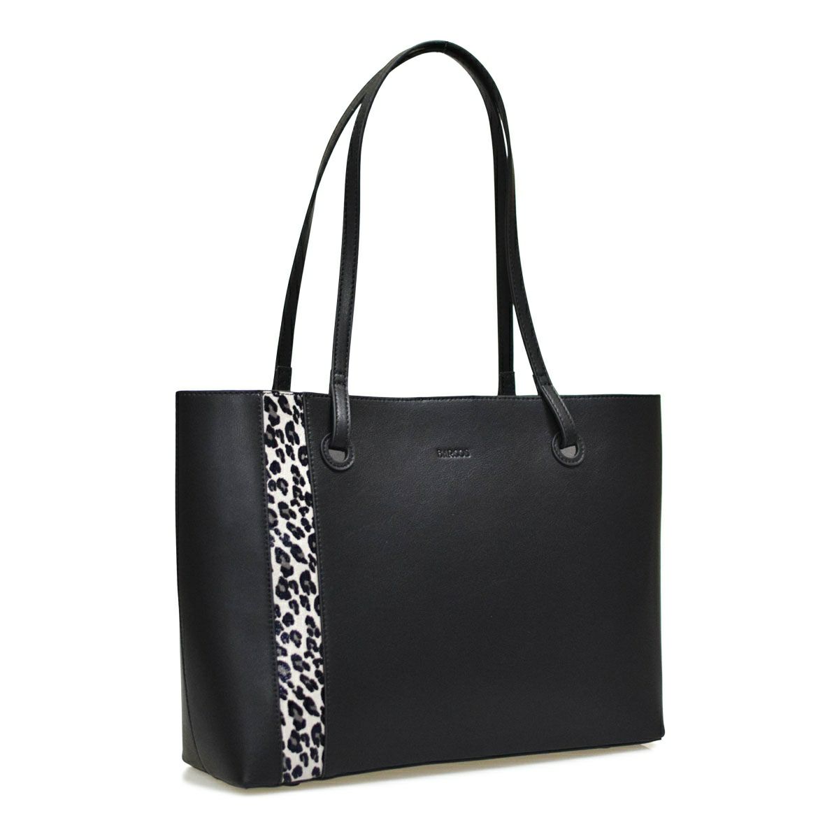 レオパード柄切り替えしトートバッグ