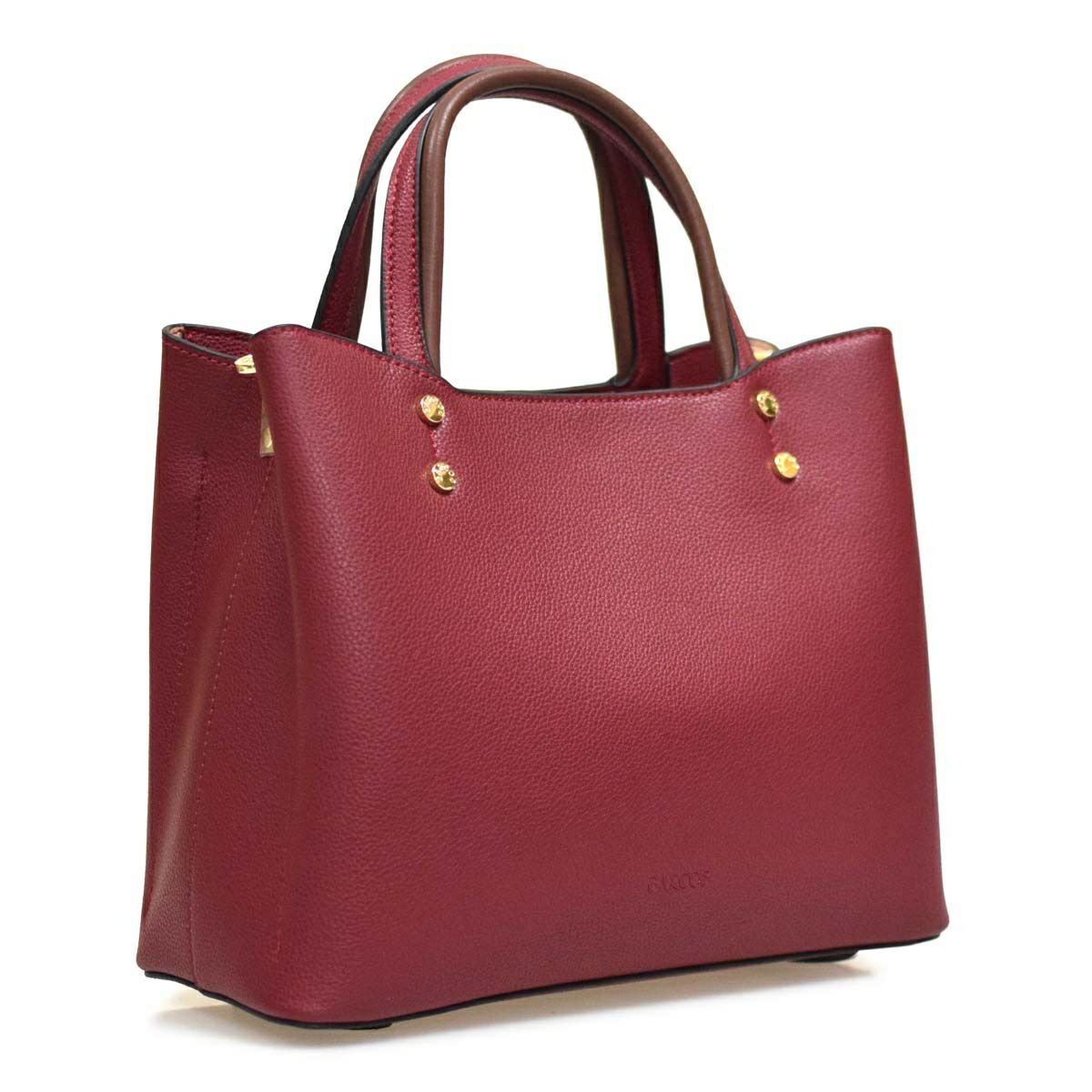 スクエアレザー2wayバッグ