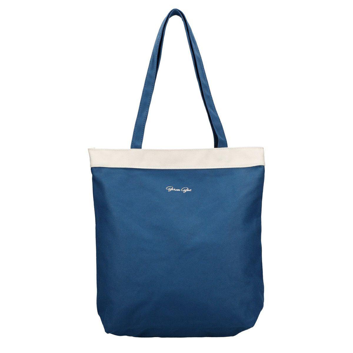 ファスナー付き配色キャンバストートバッグ