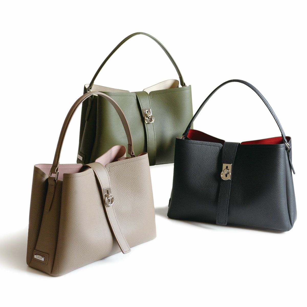 シュリンクレザー2wayショルダーバッグ セリーナ