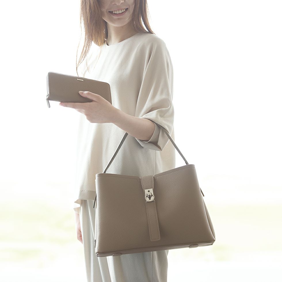 シュリンクレザー2wayショルダーバッグ セリーナ