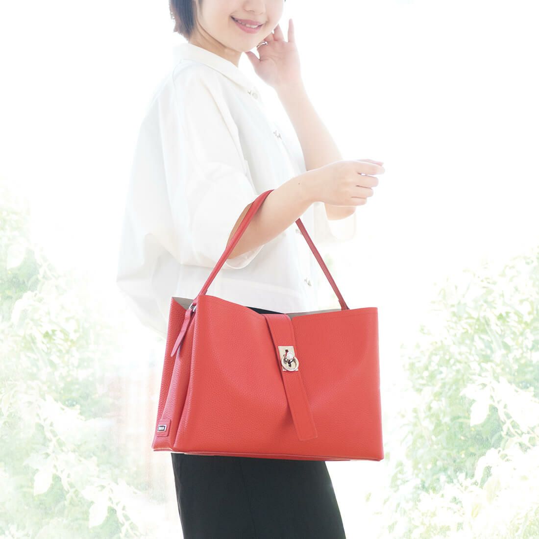 シュリンクレザー2wayショルダーバッグ セリーナ