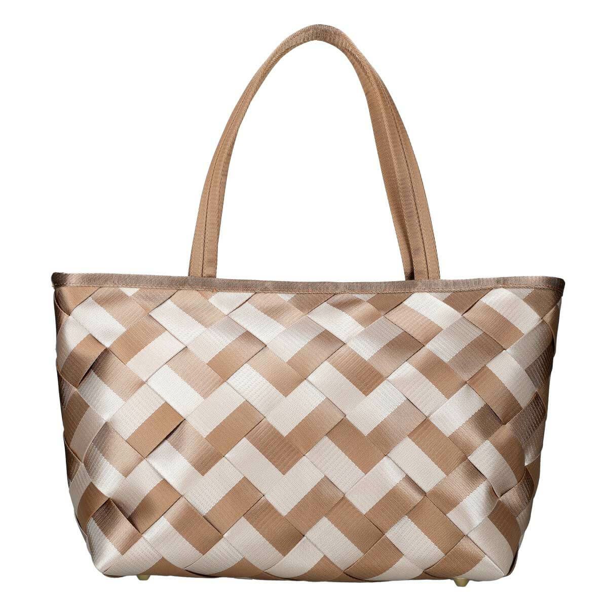 リボンテープ編みトートバック