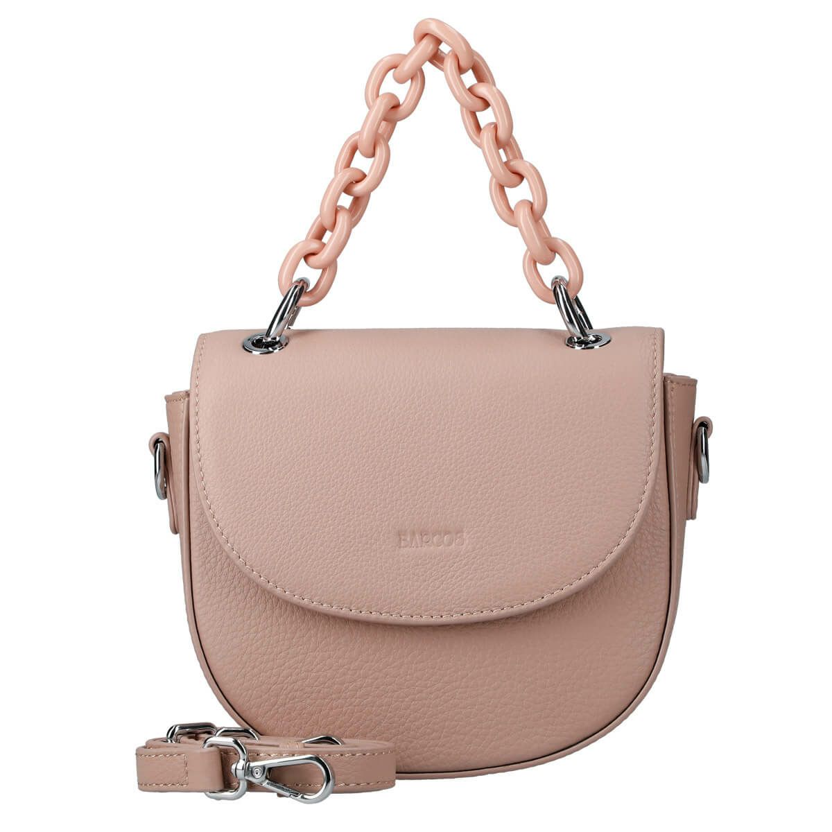 半月型牛革2wayショルダーバッグ