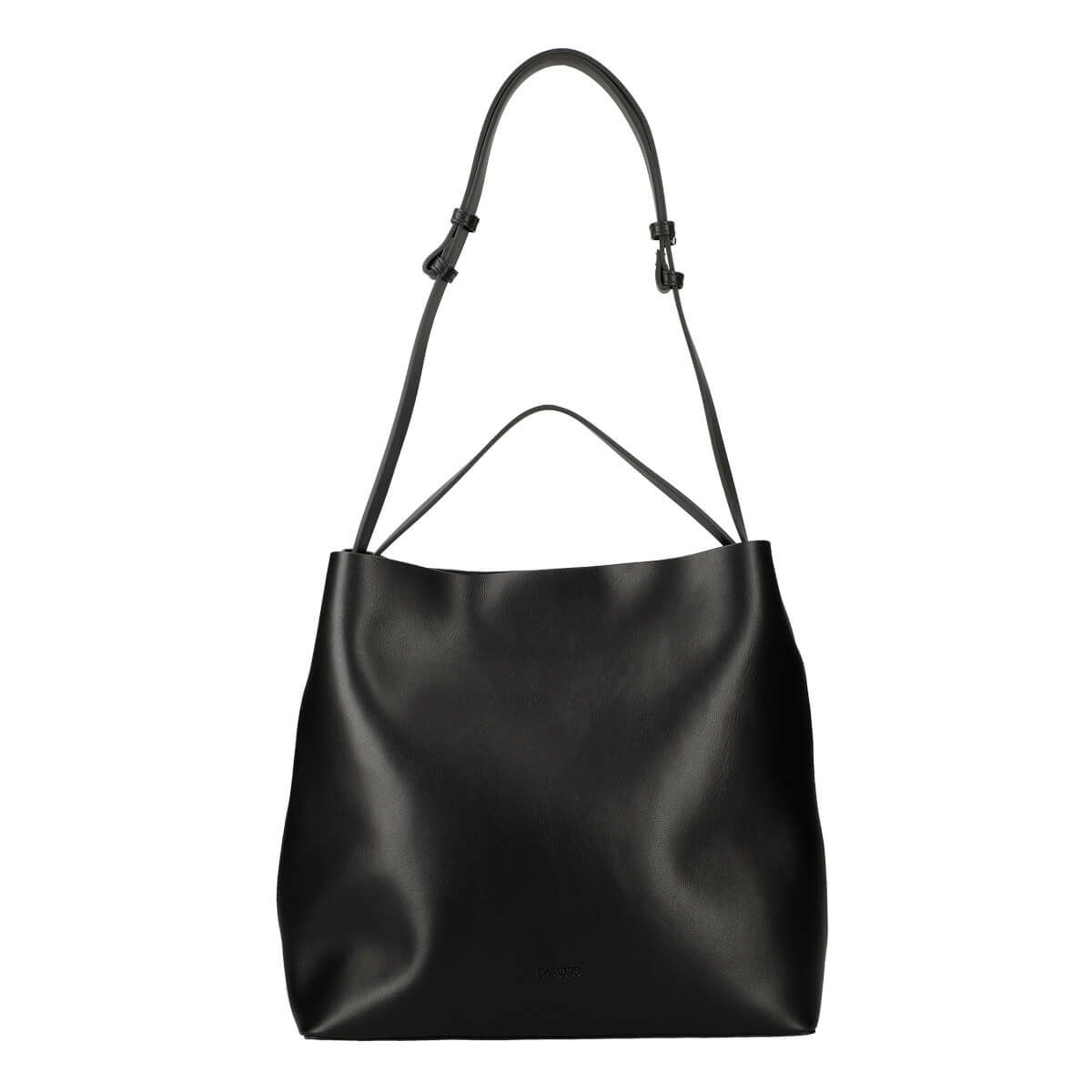 本革レザーポーチ付きトートバッグ