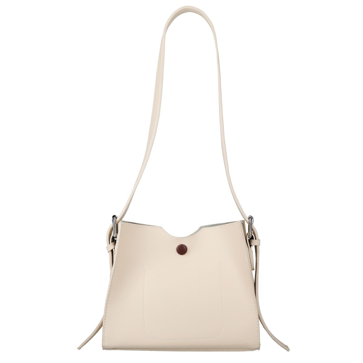 くるみボタンスクエアショルダーバック