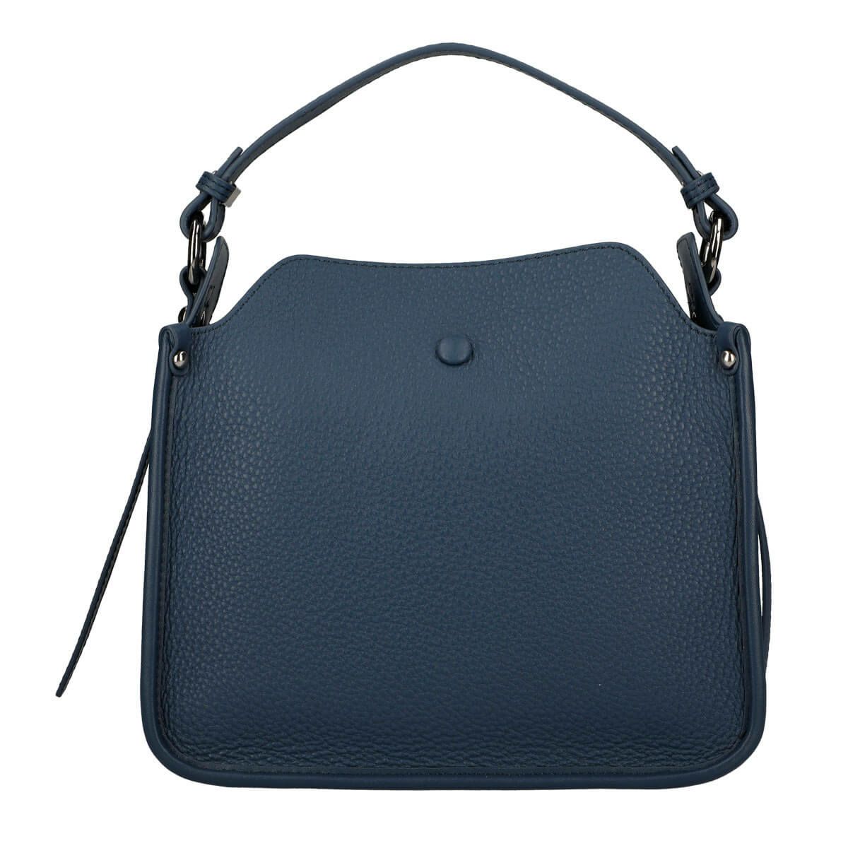 牛革3wayメタルロゴ付き1本手ハンドバッグ