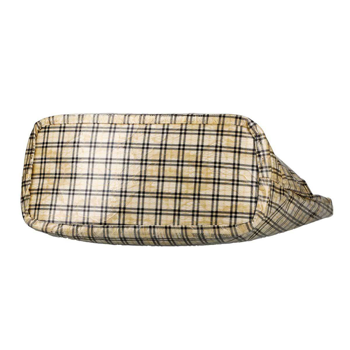 内側レースデザイントートバッグ