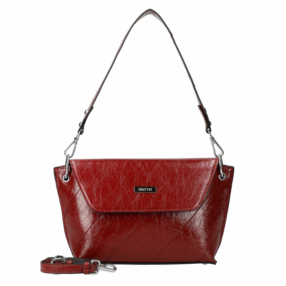 本革レザー和紙風デザイン2wayハンドバッグ