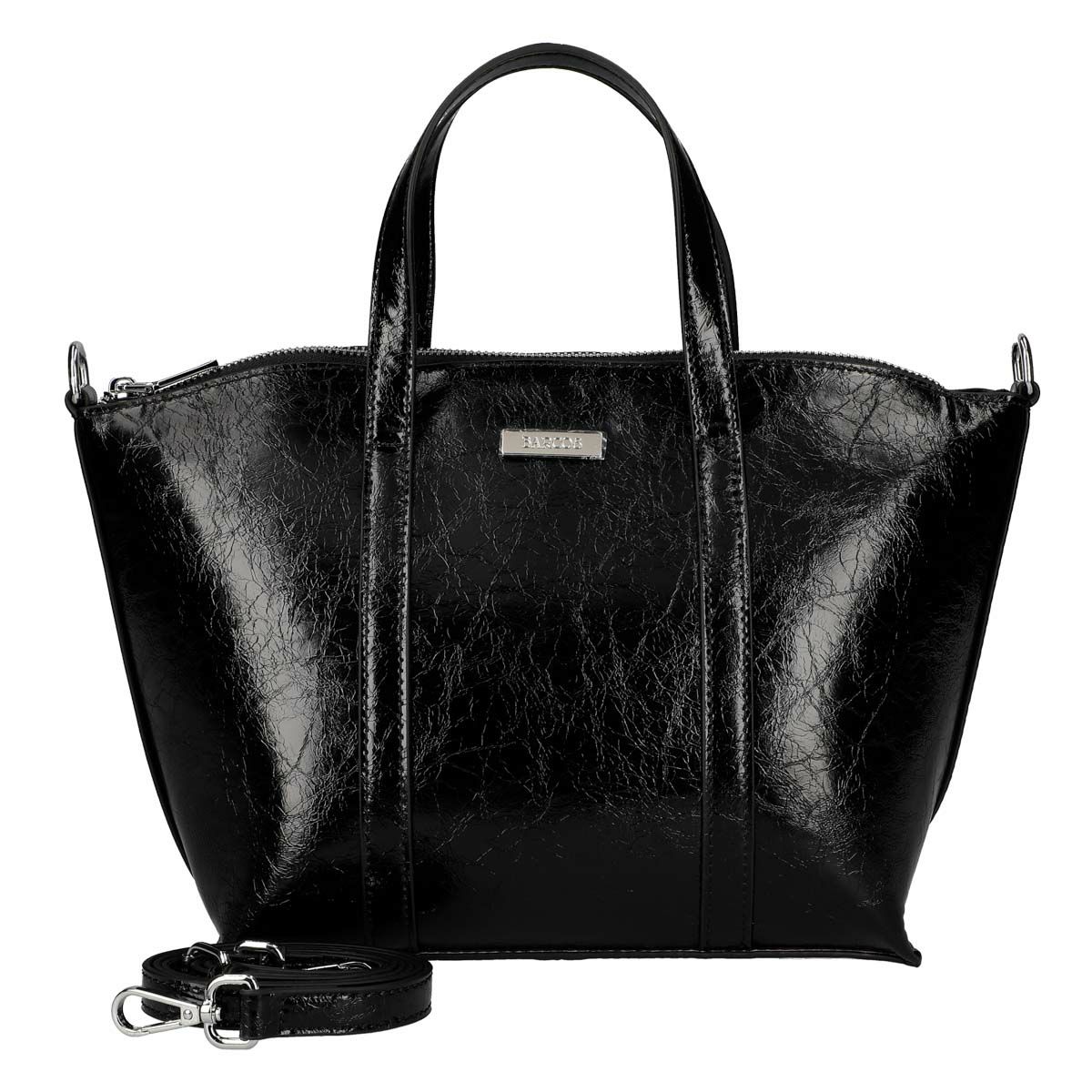 本革レザー和紙風デザイン2wayハンドバッグ