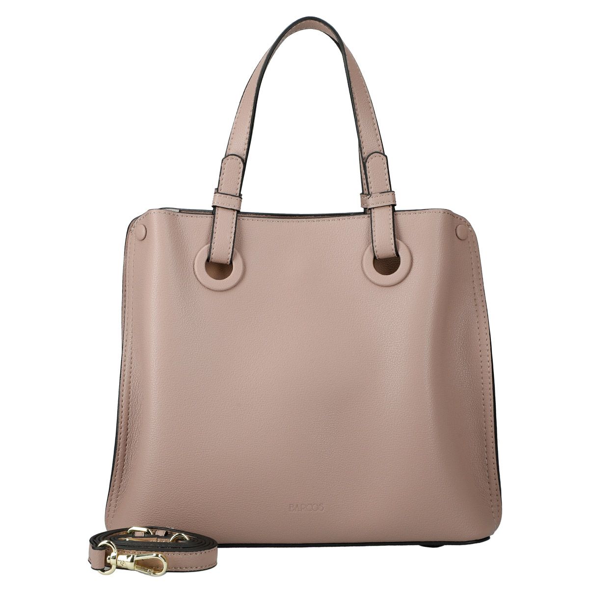 本革レザーマグネットあおりポケット付き2wayハンドバッグ