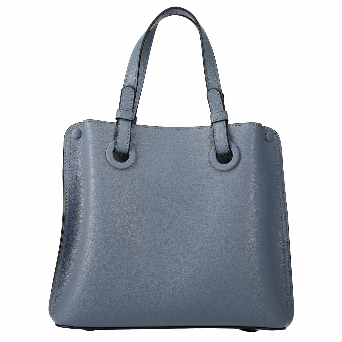 本革レザーマグネットあおりポケット付き2wayハンドバッグ