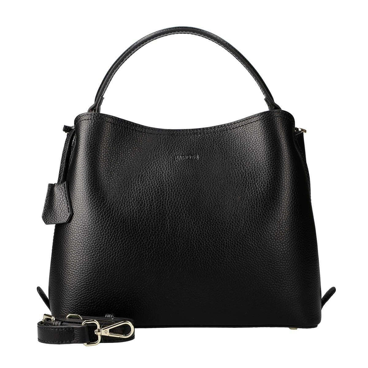 牛革シュリンクレザー2wayワンハンドルバッグ