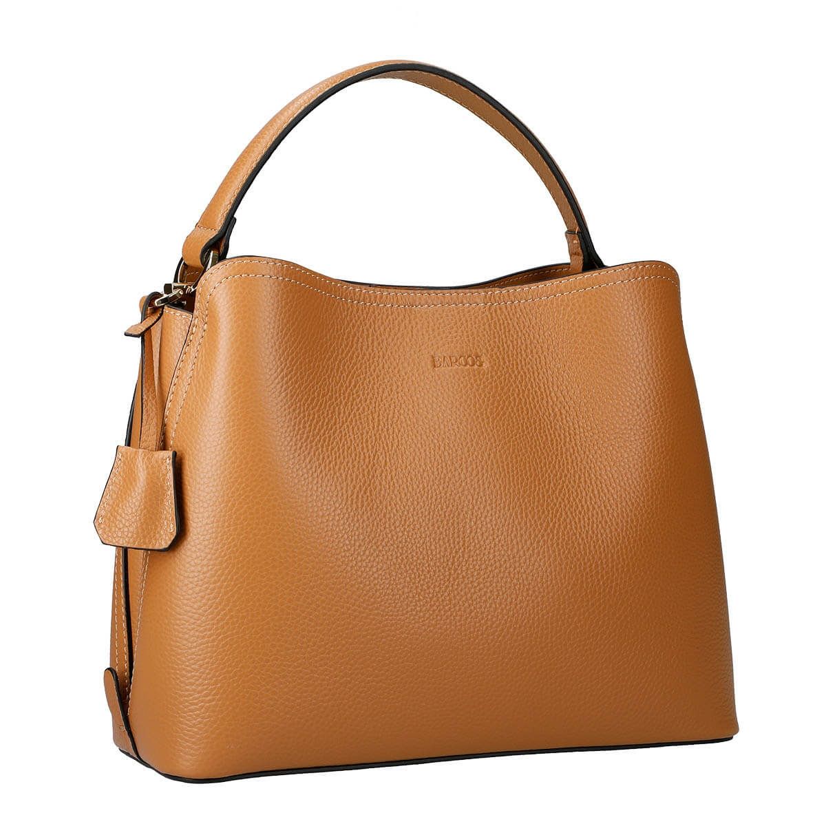 牛革シュリンクレザー2wayワンハンドルバッグ