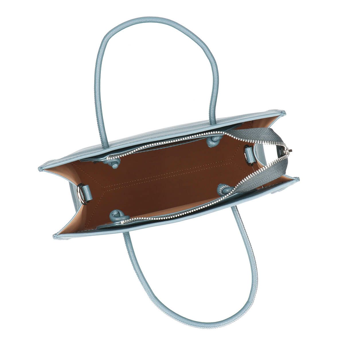 2way レザーマチ付きハンドバッグ