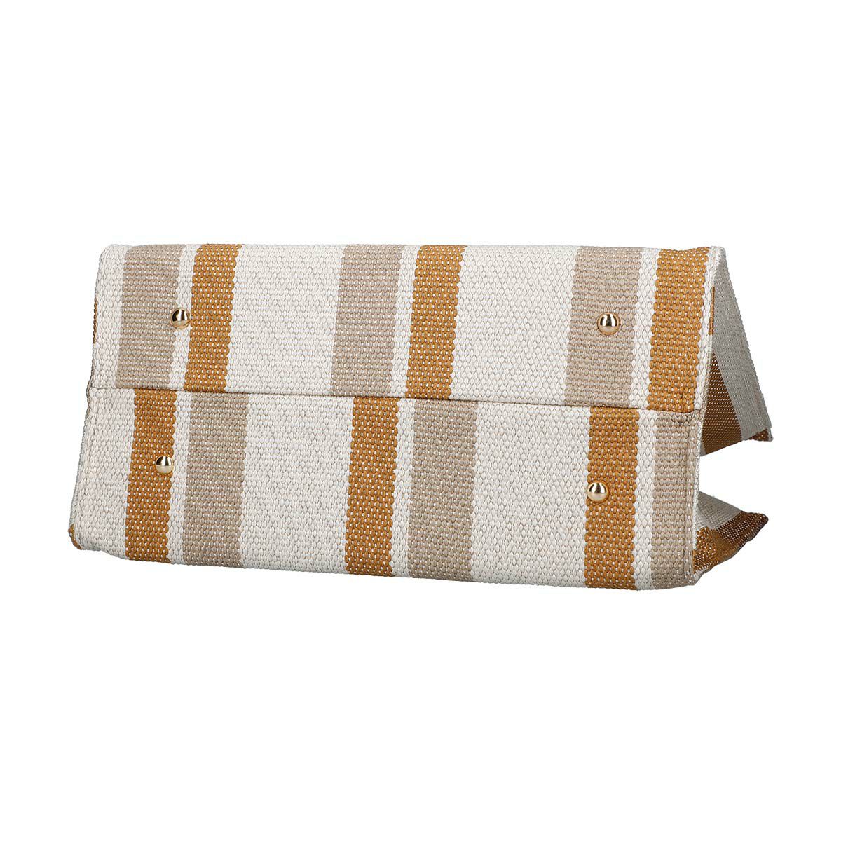 2wayストライプハンドバッグ