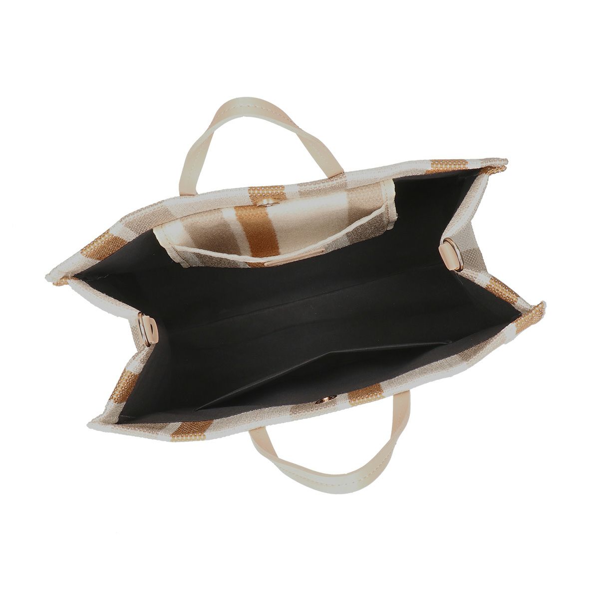 2wayストライプハンドバッグ